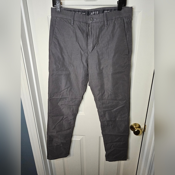 Apt. 9 Other - Apt. 9 Men's Charcoal Chinos